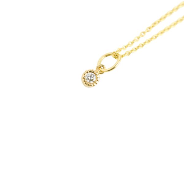 Brillant Anhänger mini mit Ankerkette