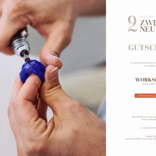 Gutschein Wax Carving Workshop
